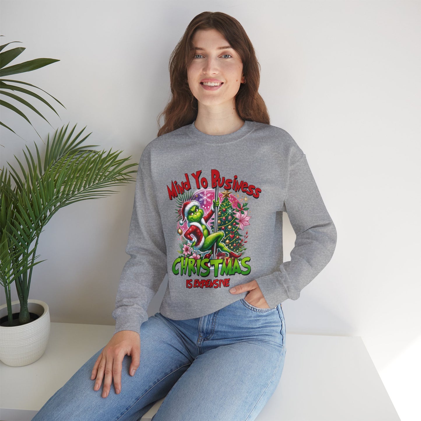 Grinch Mind Yo Business Sweatshirt