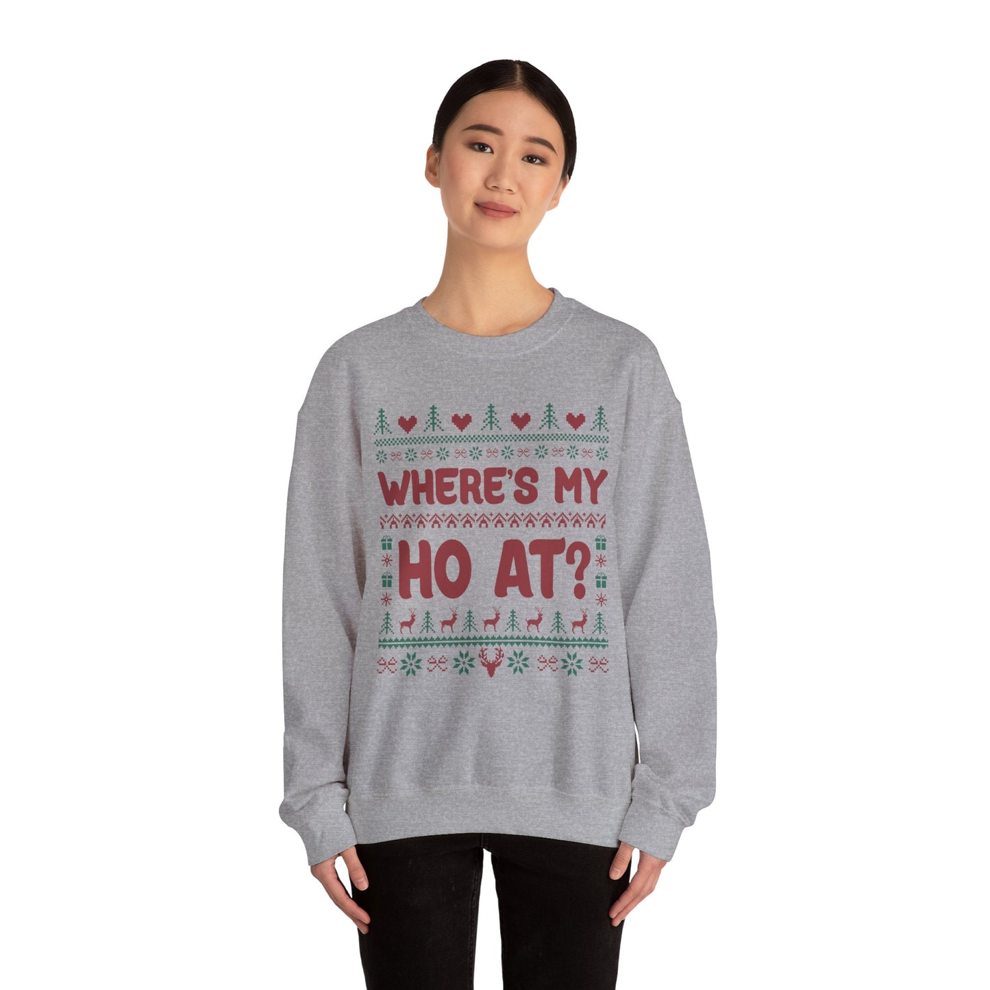 "Where’s My Ho At?” Couples Sweatshirt (Where's My Ho At)
