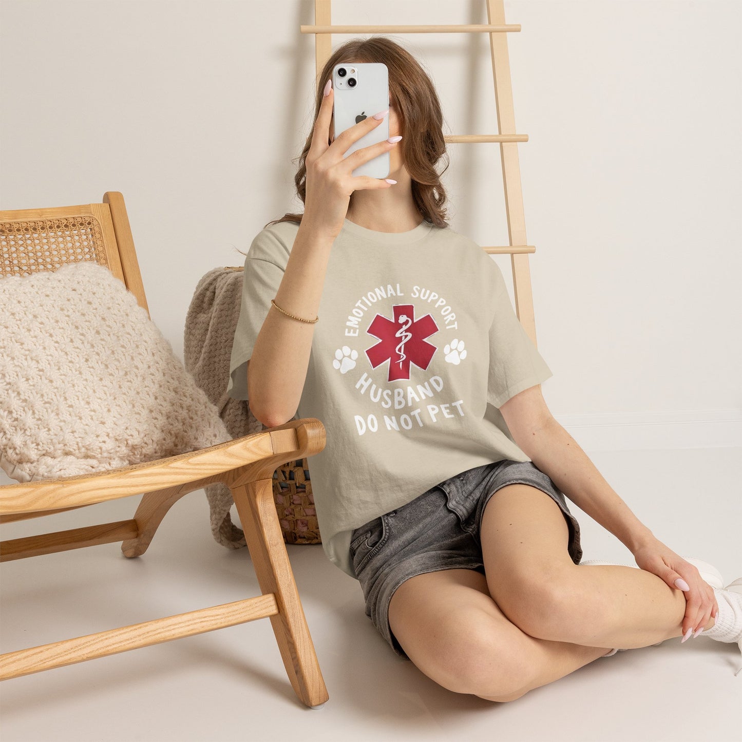 Emotional Support Husband T-Shirt
