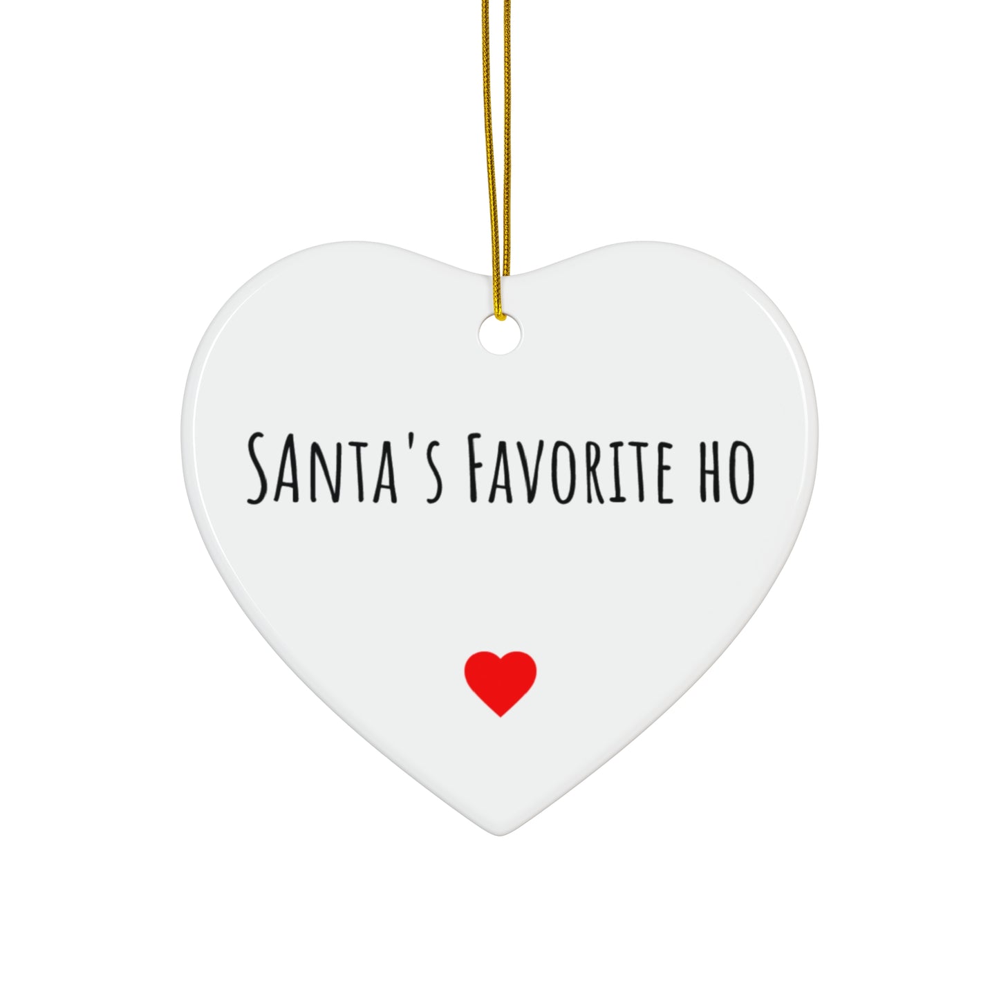 Santa's Favorite Ho Ornament