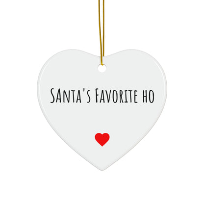 Santa's Favorite Ho Ornament