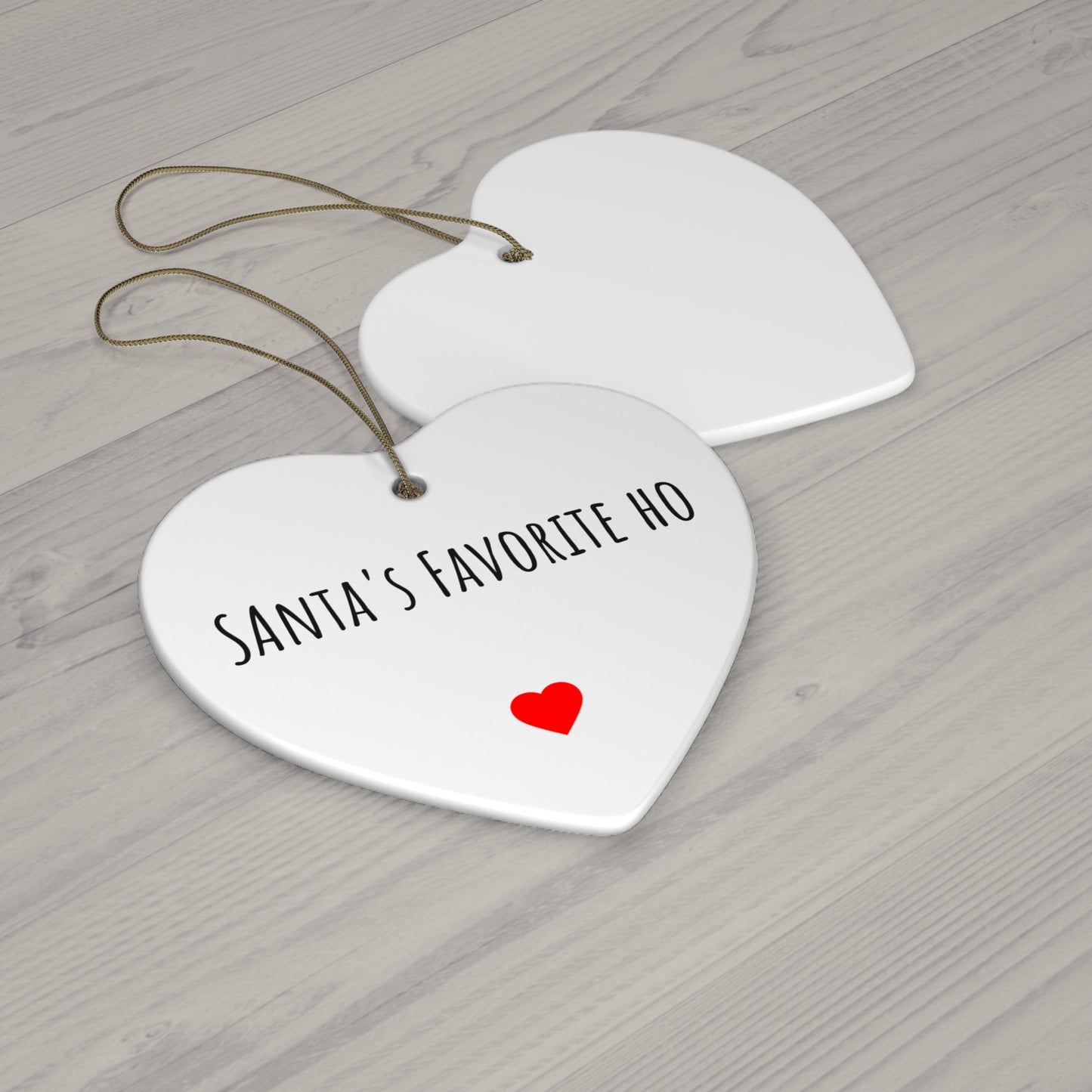 Santa's Favorite Ho Ornament