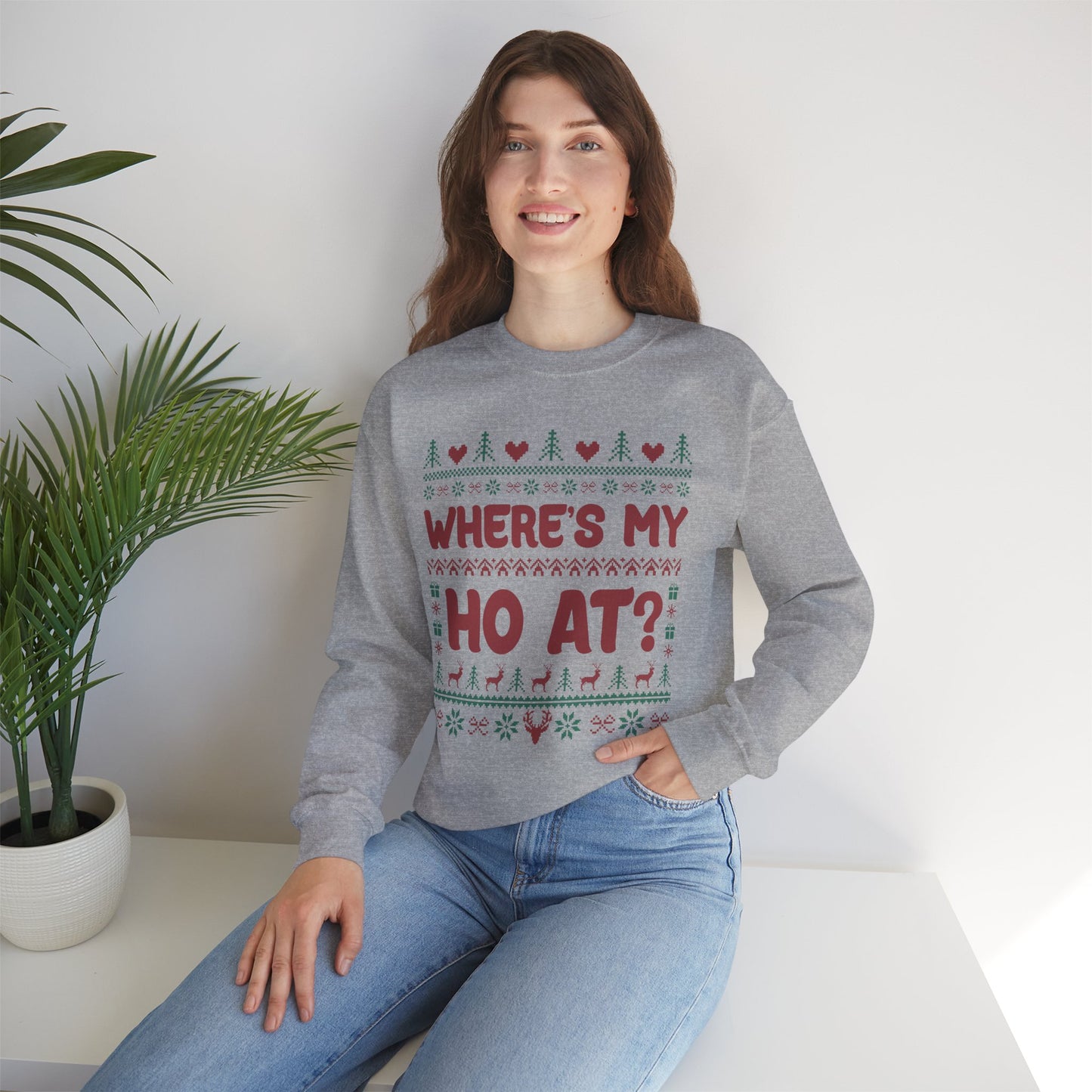 "Where’s My Ho At?” Couples Sweatshirt (Where's My Ho At)