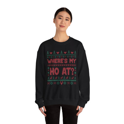 "Where’s My Ho At?” Couples Sweatshirt (Where's My Ho At)