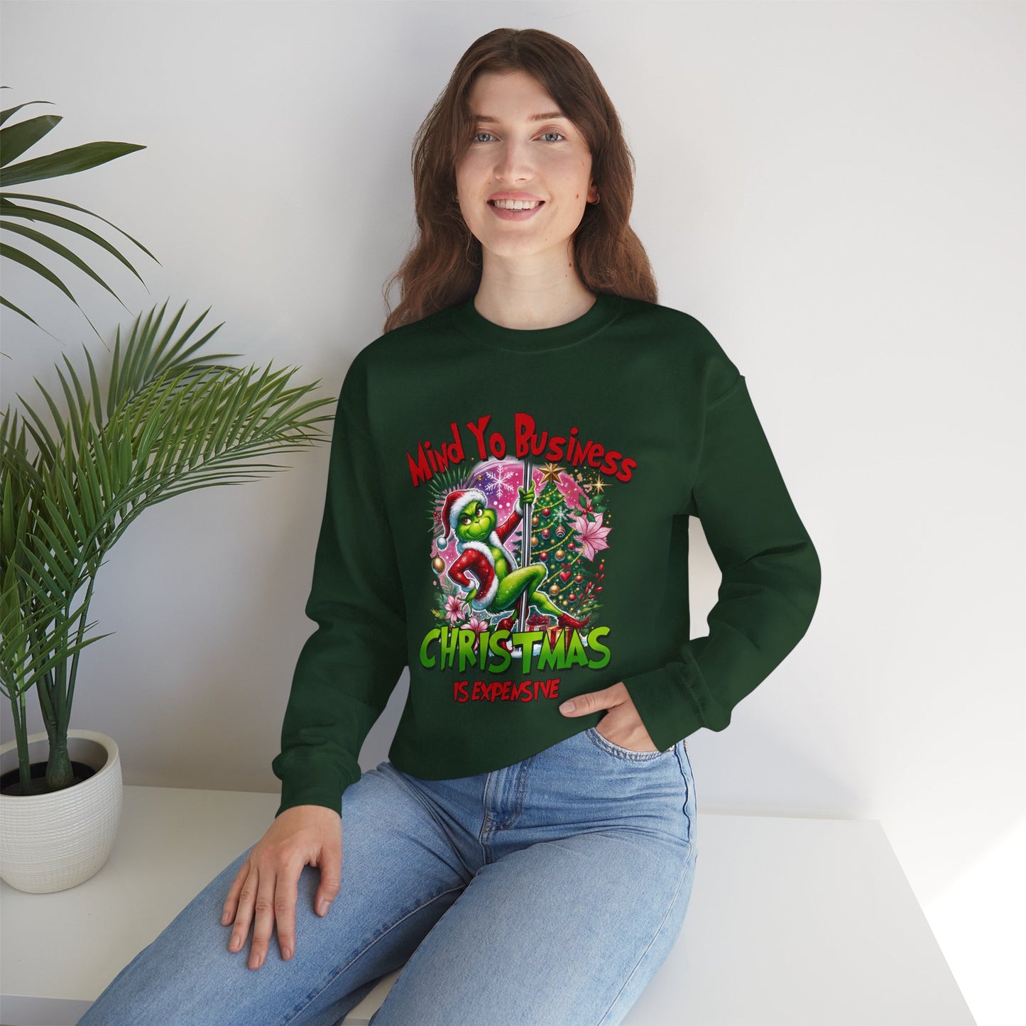 Grinch Mind Yo Business Sweatshirt