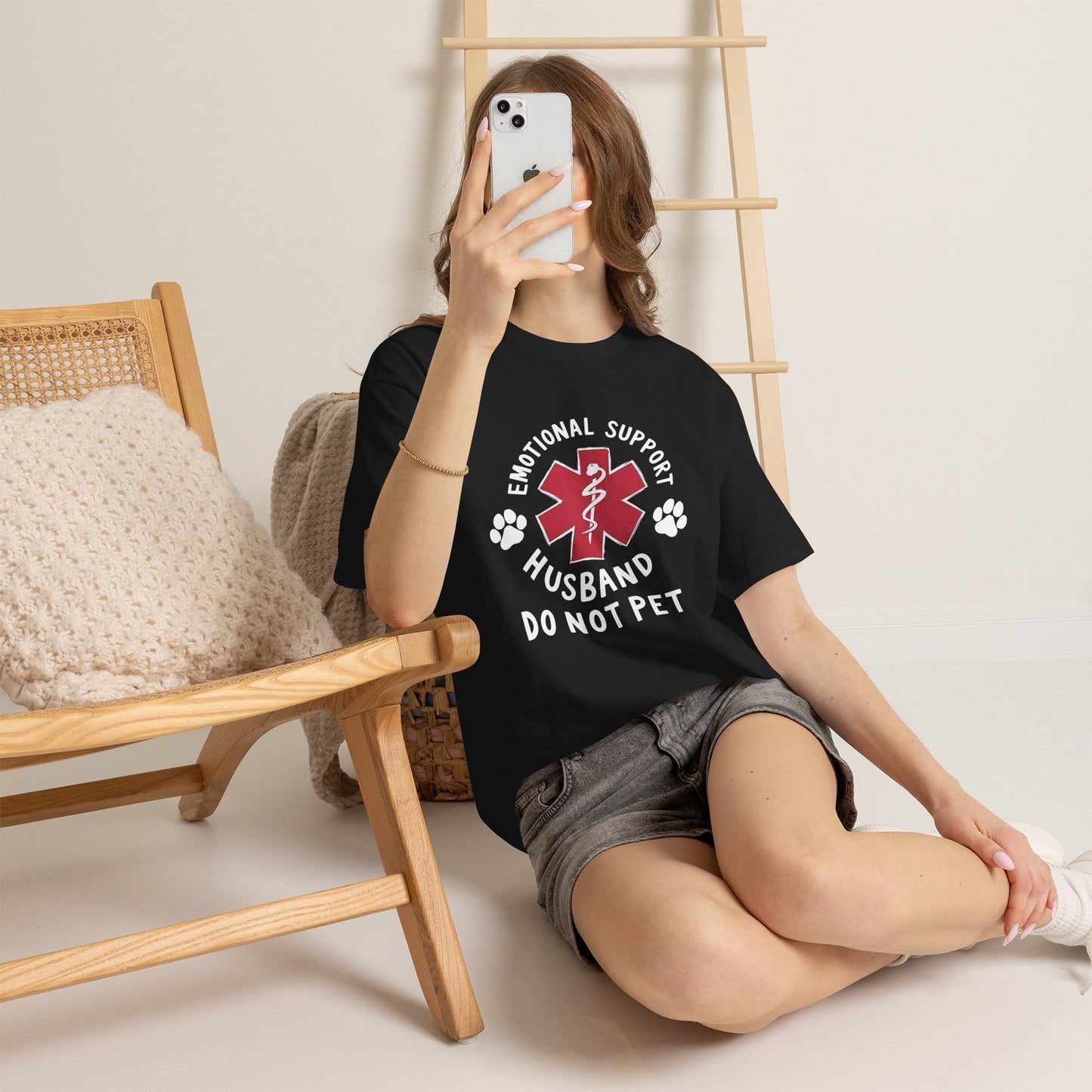 Emotional Support Husband T-Shirt