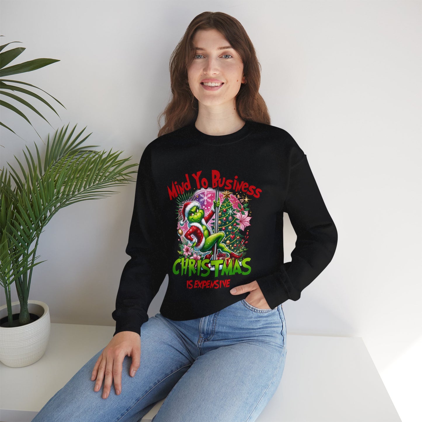 Grinch Mind Yo Business Sweatshirt