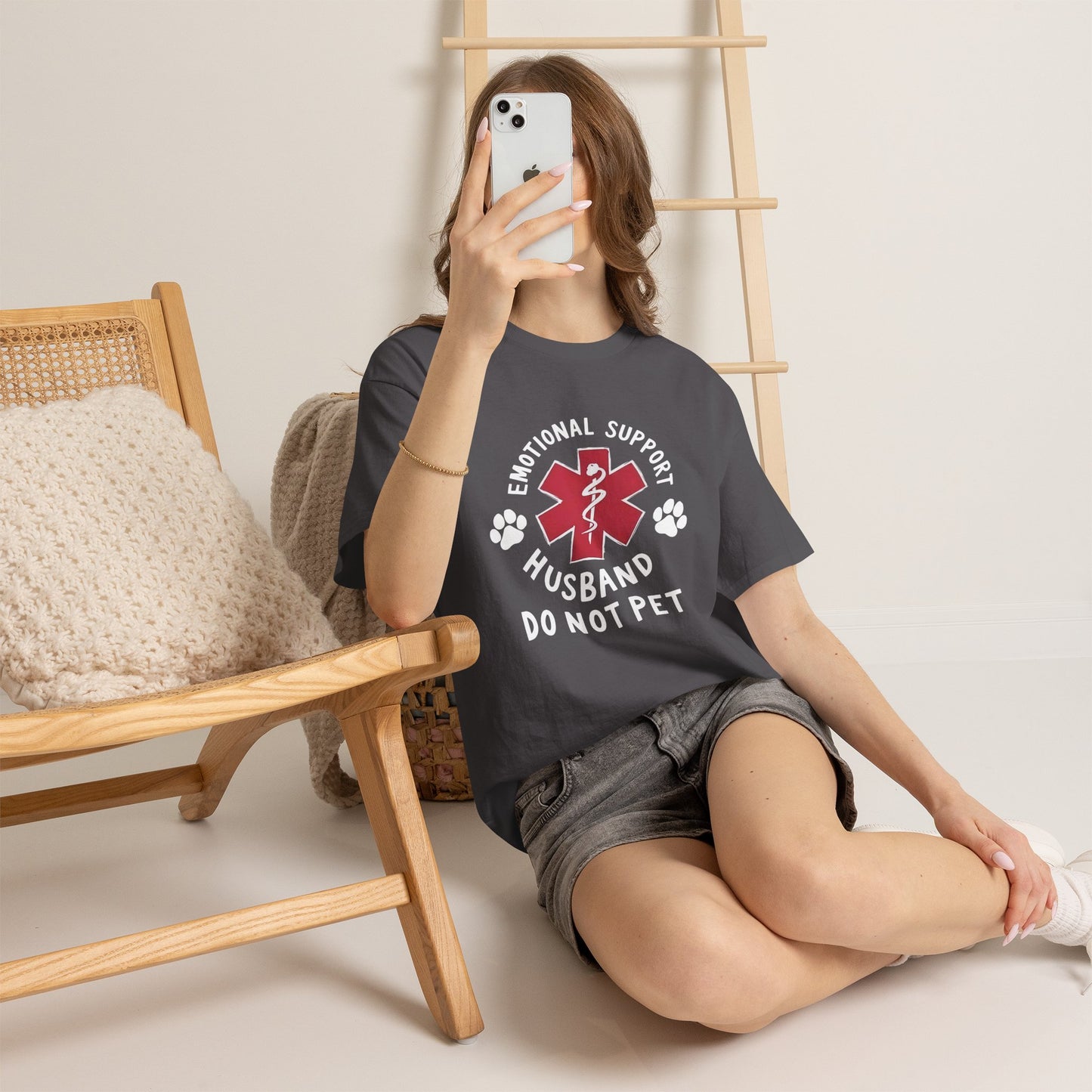 Emotional Support Husband T-Shirt
