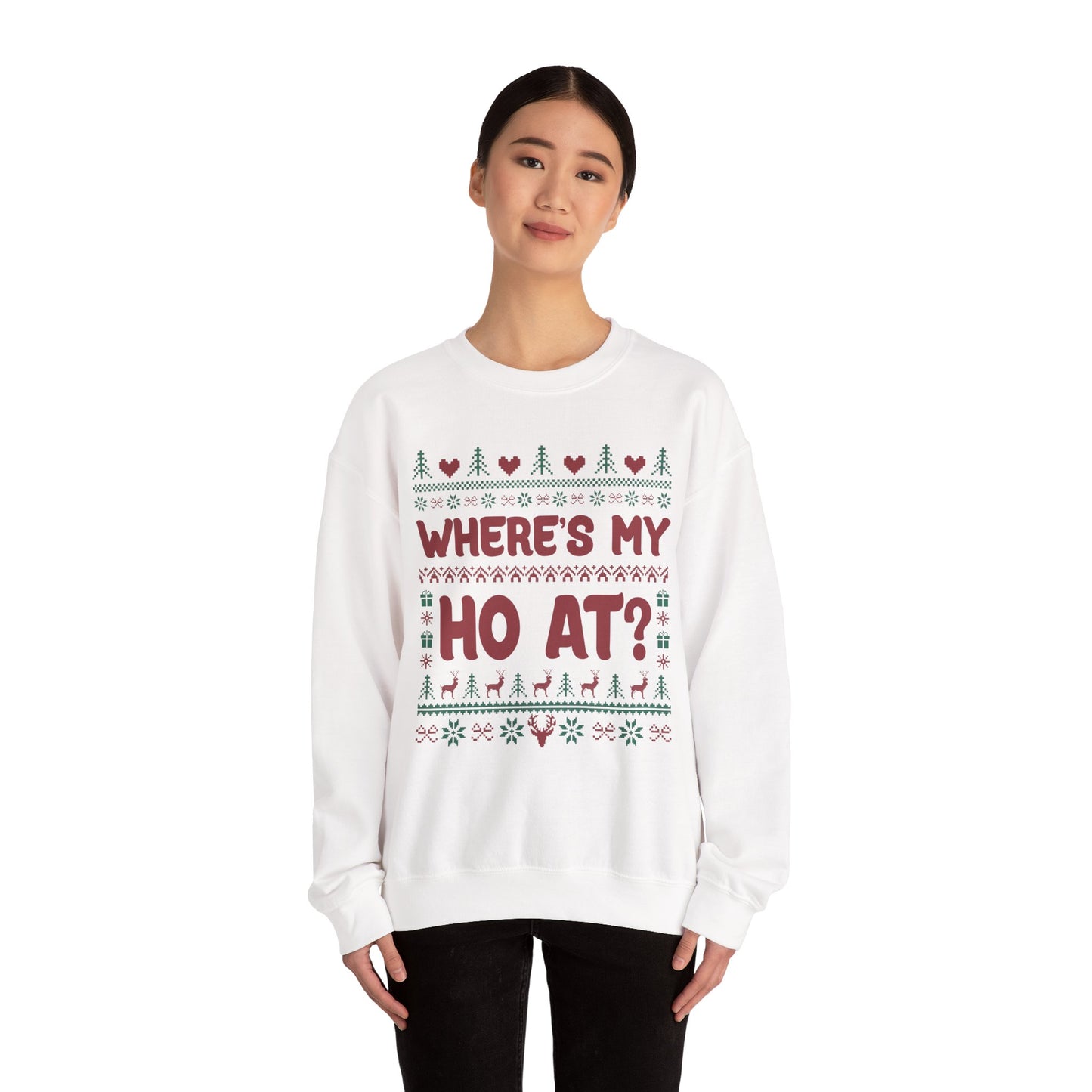 "Where’s My Ho At?” Couples Sweatshirt (Where's My Ho At)