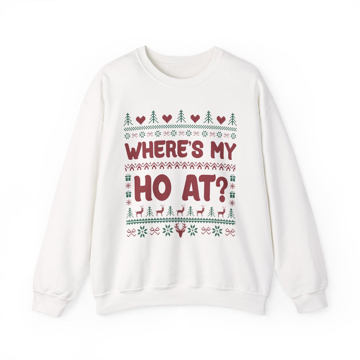 "Where’s My Ho At?” Couples Sweatshirt (Where's My Ho At)