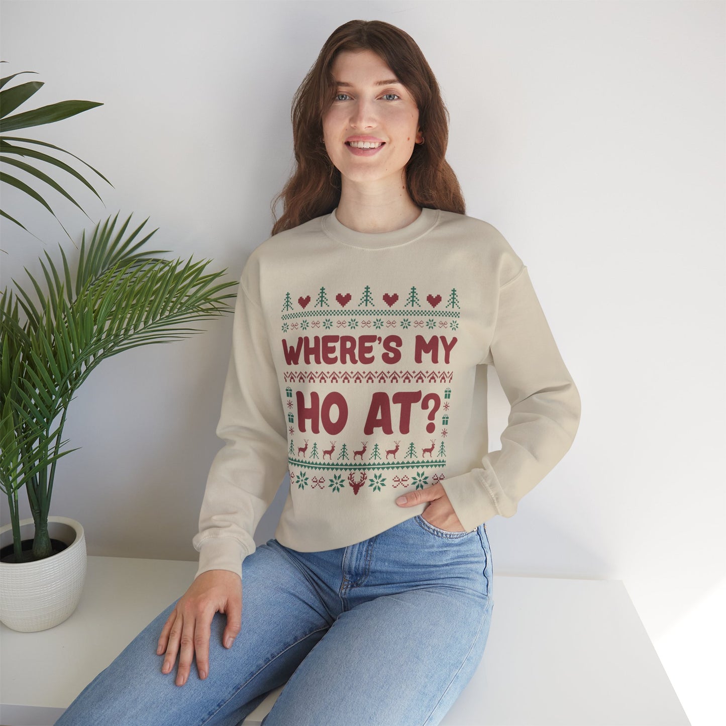 "Where’s My Ho At?” Couples Sweatshirt (Where's My Ho At)