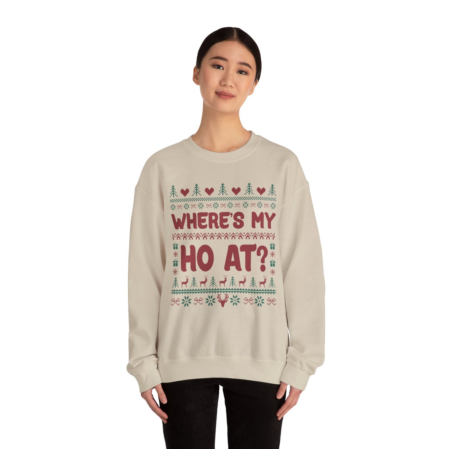 "Where’s My Ho At?” Couples Sweatshirt (Where's My Ho At)