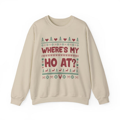 "Where’s My Ho At?” Couples Sweatshirt (Where's My Ho At)
