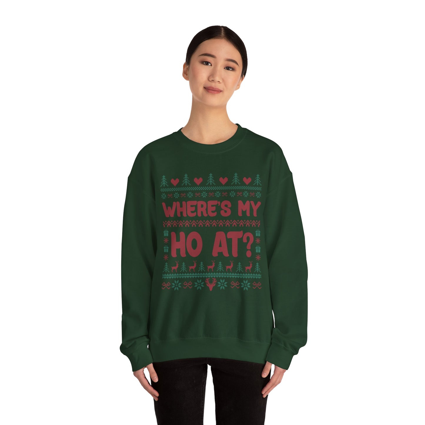 "Where’s My Ho At?” Couples Sweatshirt (Where's My Ho At)