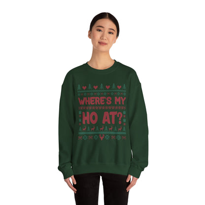 "Where’s My Ho At?” Couples Sweatshirt (Where's My Ho At)