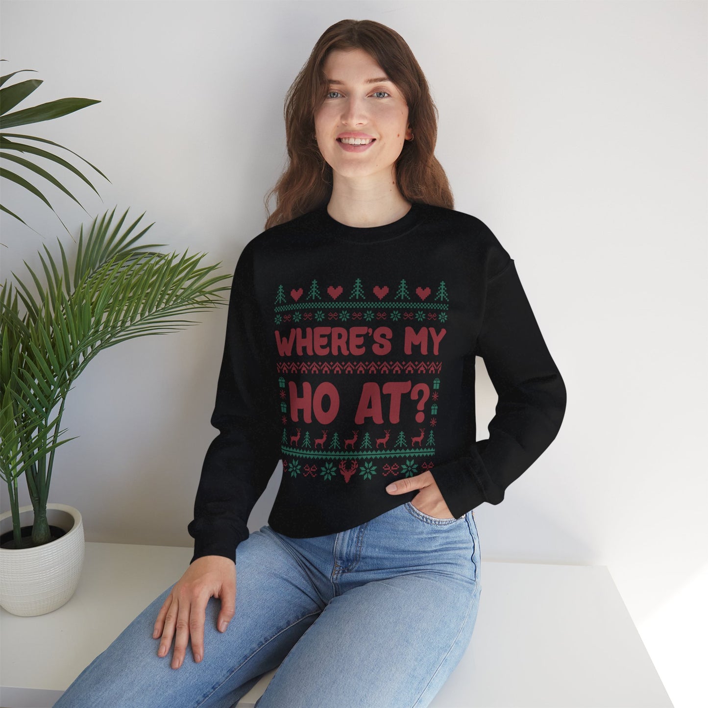 "Where’s My Ho At?” Couples Sweatshirt (Where's My Ho At)