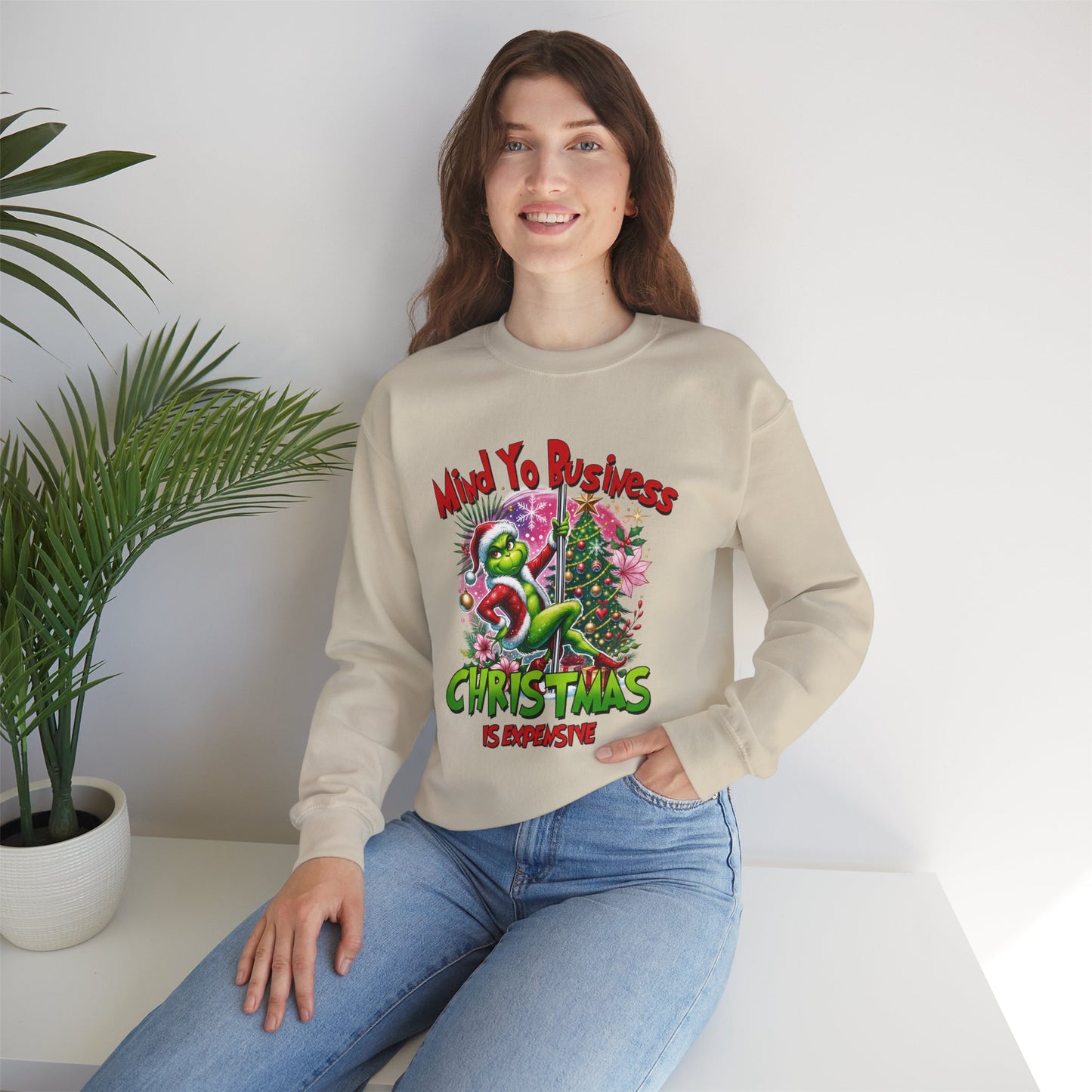 Grinch Mind Yo Business Sweatshirt