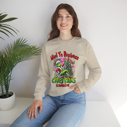 Grinch Mind Yo Business Sweatshirt